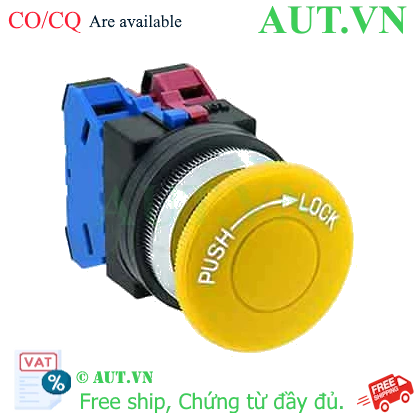 Ảnh của Nút nhấn nhả không đèn IDEC AJN302NY D30 2NC (Vàng)