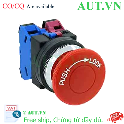 Ảnh của Nút nhấn nhả không đèn IDEC AJN310NR D30 1NO (Đỏ)