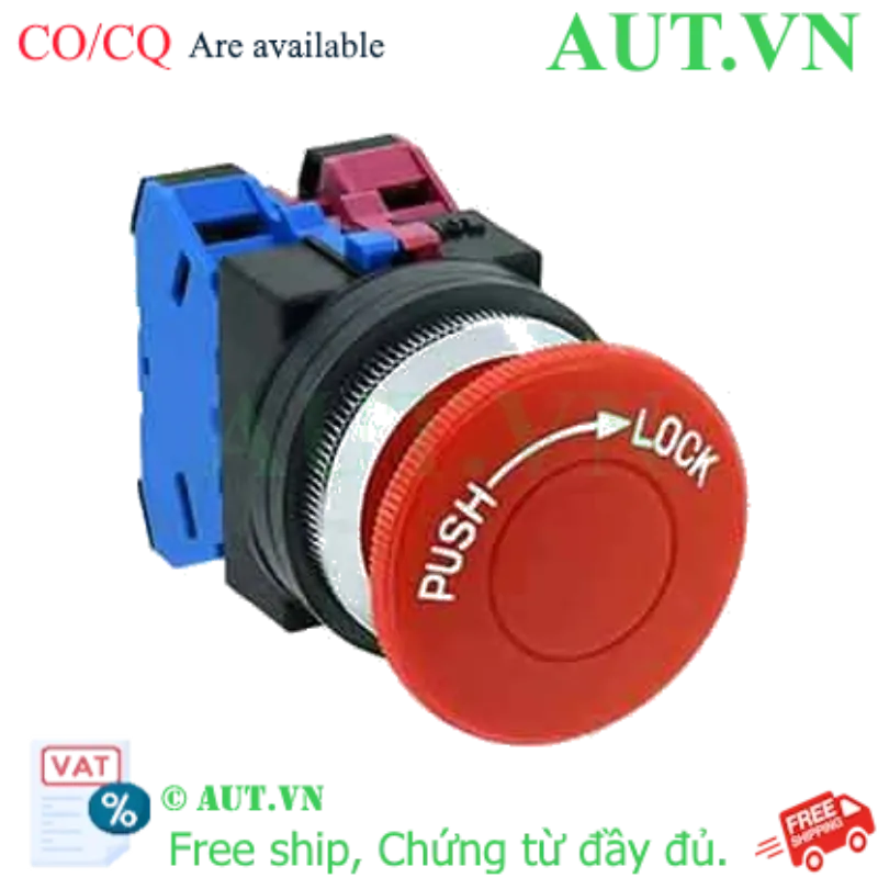 Ảnh của Nút nhấn nhả không đèn IDEC AJN310NR D30 1NO (Đỏ)