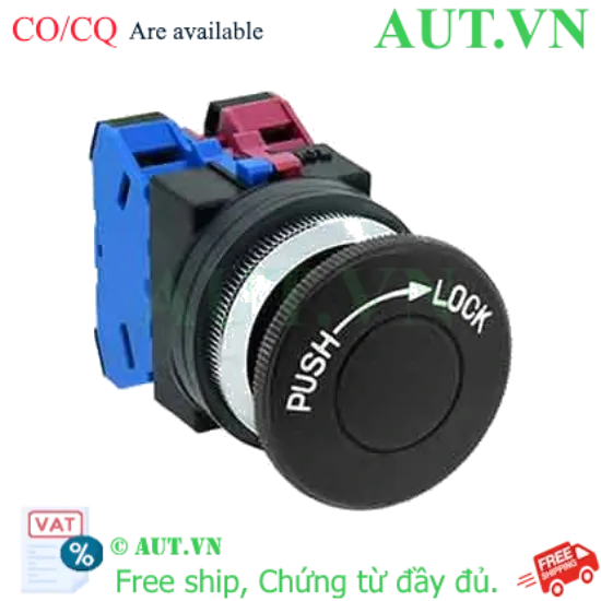 Ảnh của Nút nhấn nhả không đèn IDEC AJN311NB D30 1NO+1NC (Đen)