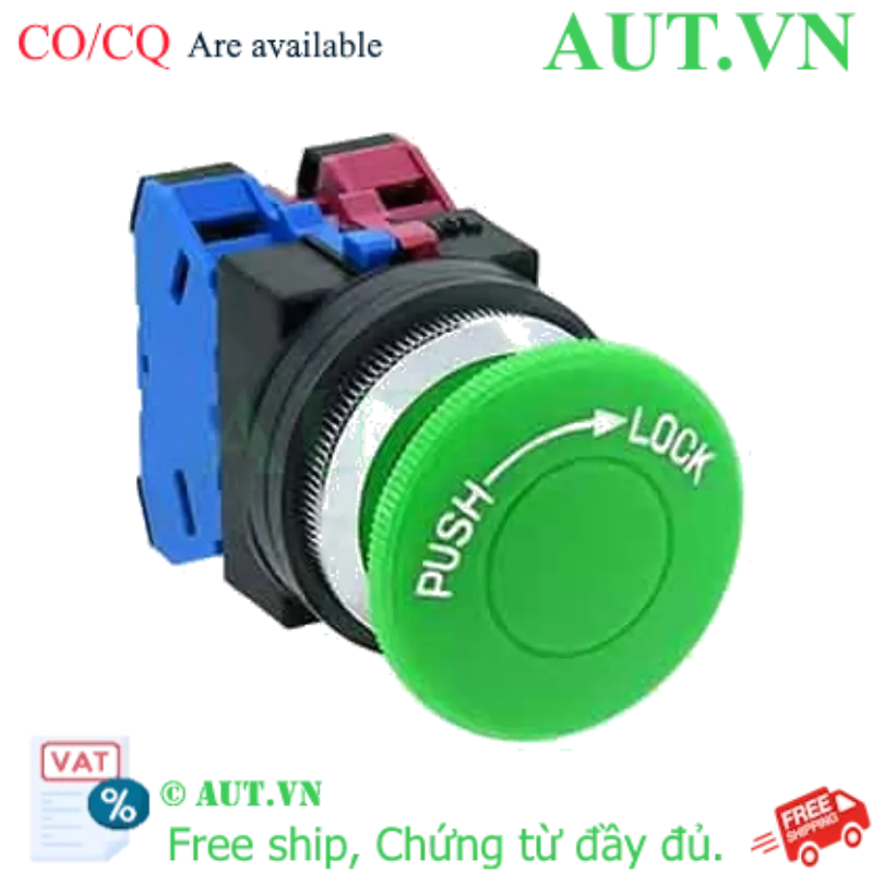 Ảnh của Nút nhấn nhả không đèn IDEC AJN320NG D30 2NO (Xanh)