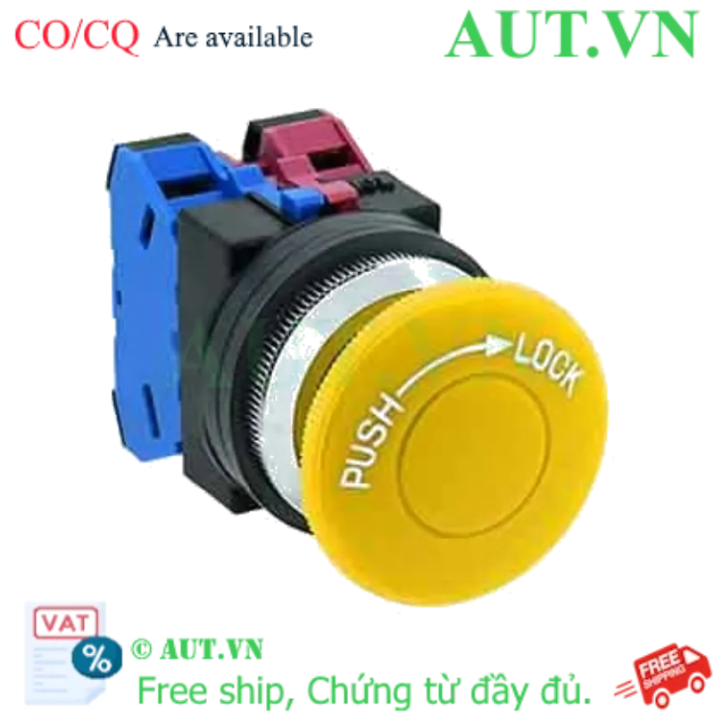 Ảnh của Nút nhấn nhả không đèn IDEC AJN320NY D30 2NO (Vàng)