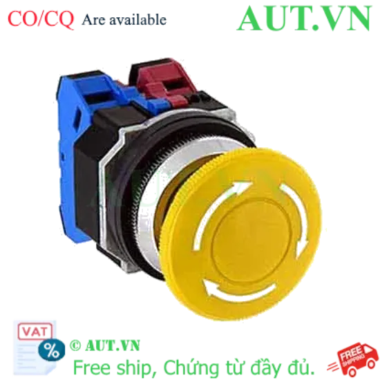 Ảnh của Nút nhấn nhả không đèn IDEC AVD302NY D30 2NC (Vàng)