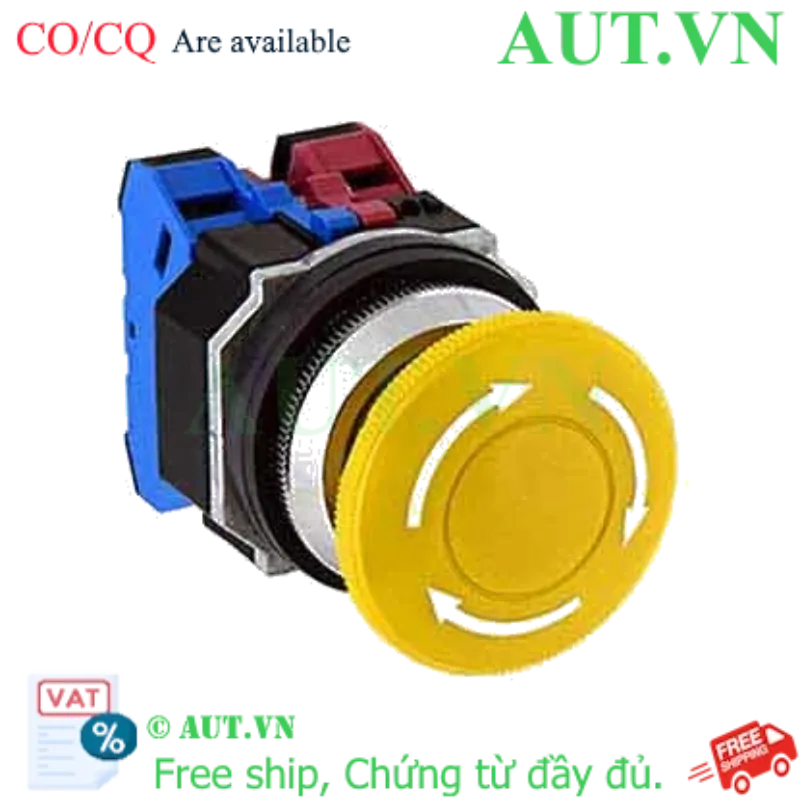 Ảnh của Nút nhấn nhả không đèn IDEC AVD310NY D30 1NO (Vàng)