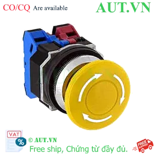 Ảnh của Nút nhấn nhả không đèn IDEC AVD322NY D30 2NO+2NC (Vàng)