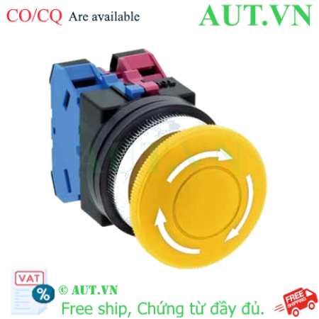 Ảnh của Nút nhấn nhả không đèn IDEC AVN302NY D30 2NC (Vàng)