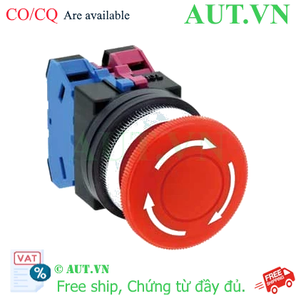 Ảnh của Nút nhấn nhả không đèn IDEC AVN322NR D30 2NO+2NC (Đỏ)