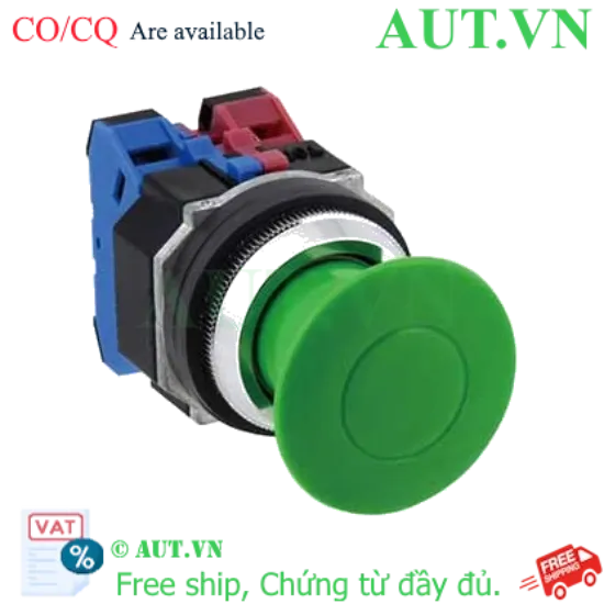 Ảnh của Nút nhấn nhả không đèn IDEC AYD3102NG D30 1NC (Xanh)
