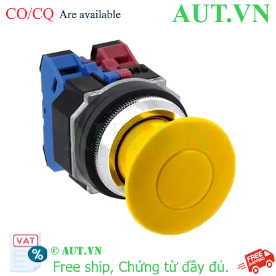Ảnh của Nút nhấn nhả không đèn IDEC AYD3102NY D30 1NC (Vàng)