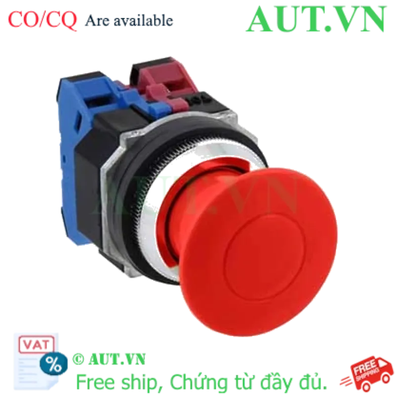 Ảnh của Nút nhấn nhả không đèn IDEC AYD3120NR D30 2NO (Đỏ)