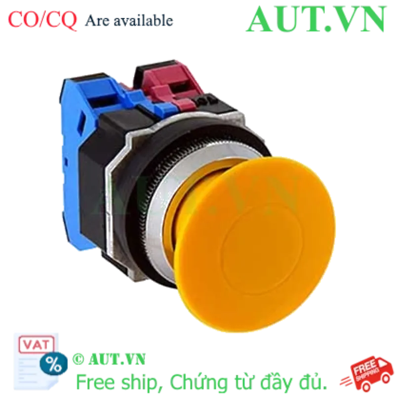 Ảnh của Nút nhấn nhả không đèn IDEC AZD310NY D30 1NO (Vàng)