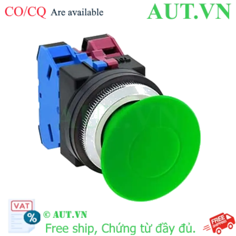 Ảnh của Nút nhấn nhả không đèn IDEC AZN302NG D30 2NC (Xanh)