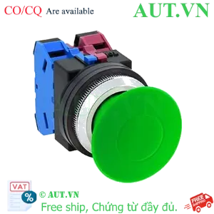 Ảnh của Nút nhấn nhả không đèn IDEC AZN311NG D30 1NO+1NC (Xanh)