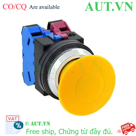 Ảnh của Nút nhấn nhả không đèn IDEC AZN311NY D30 1NO+1NC (Vàng)