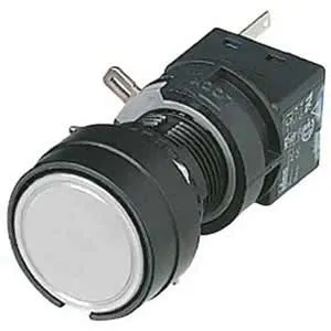 Ảnh của Nút nhấn nhả không đèn IDEC HA1B-M1C1LW D16 1NO+1NC (Trắng)