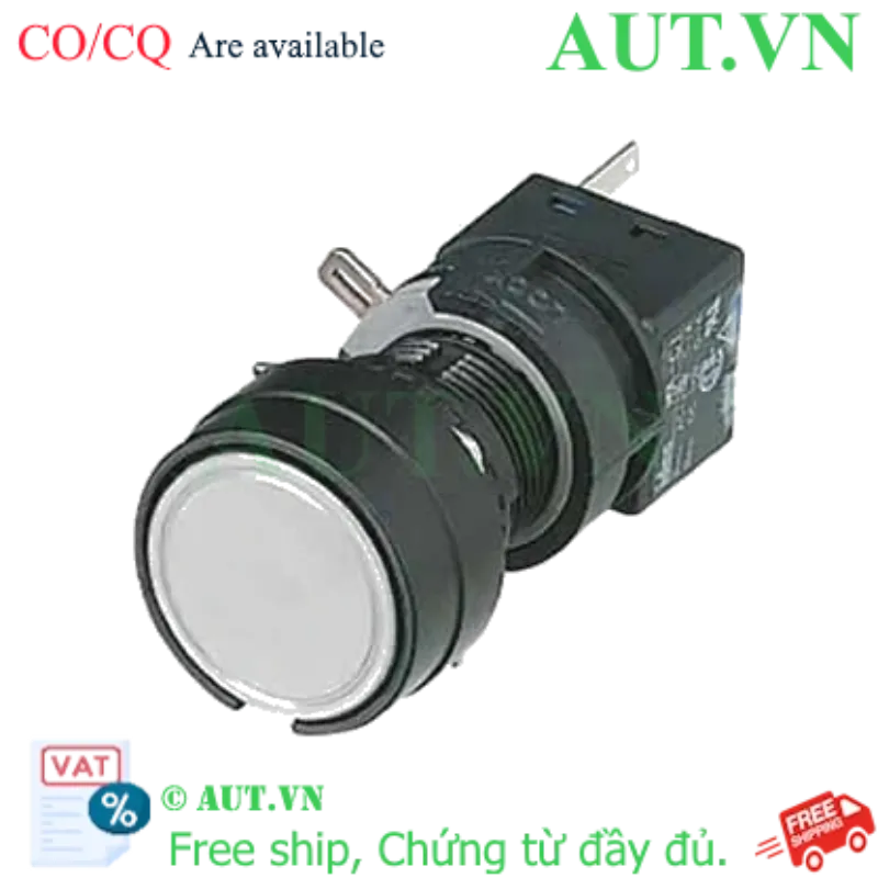 Ảnh của Nút nhấn nhả không đèn IDEC HA1B-M1C1W D16 1NO+1NC (Trắng)