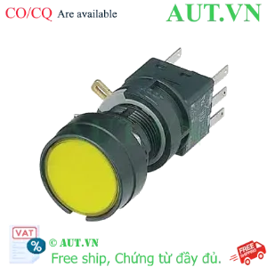 Ảnh của Nút nhấn nhả không đèn IDEC HA1B-M1C1Y D16 1NO+1NC (Vàng)