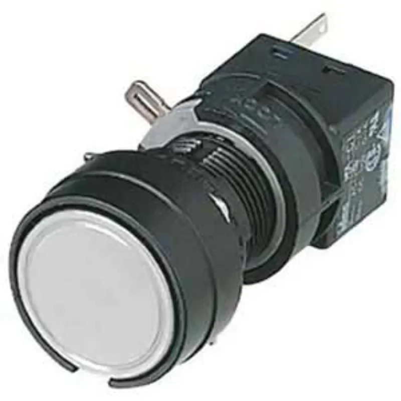 Ảnh của Nút nhấn nhả không đèn IDEC HA1B-M1C2LW D16 2NO+2NC (Trắng)