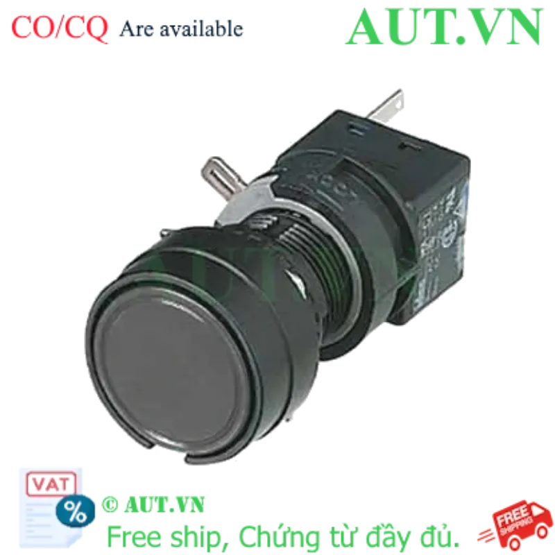 Ảnh của Nút nhấn nhả không đèn IDEC HA1B-M1C2VB D16 2NO+2NC (Đen)