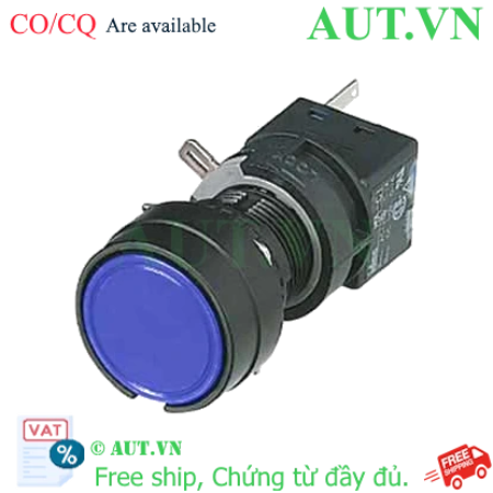 Ảnh của Nút nhấn nhả không đèn IDEC HA1B-M1C5S D16 1NO+1NC (Xanh)