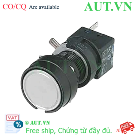 Ảnh của Nút nhấn nhả không đèn IDEC HA1B-M1C6LW D16 2NO+2NC (Trắng)