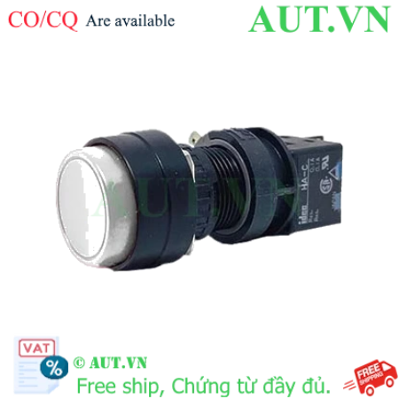 Ảnh của Nút nhấn nhả không đèn IDEC HA1B-M2C1W D16 1NO+1NC (Trắng)