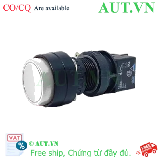 Ảnh của Nút nhấn nhả không đèn IDEC HA1B-M2C2W D16 2NO+2NC (Trắng)