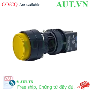 Ảnh của Nút nhấn nhả không đèn IDEC HA1B-M2C2Y D16 2NO+2NC (Vàng)