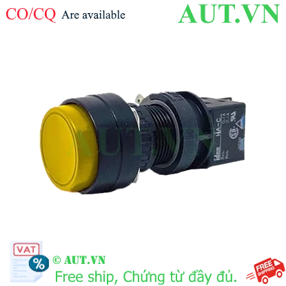 Ảnh của Nút nhấn nhả không đèn IDEC HA1B-M2C5Y D16 1NO+1NC (Vàng)