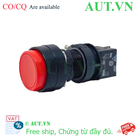 Ảnh của Nút nhấn nhả không đèn IDEC HA1B-M2C6R D16 2NO+2NC (Đỏ)