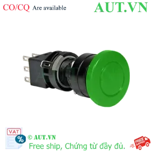Ảnh của Nút nhấn nhả không đèn IDEC HA1B-M3C1G D16 1NO+1NC (Xanh)