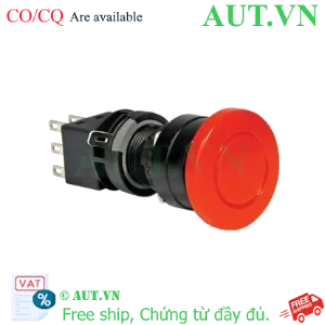 Ảnh của Nút nhấn nhả không đèn IDEC HA1B-M3C1R D16 1NO+1NC (Đỏ)