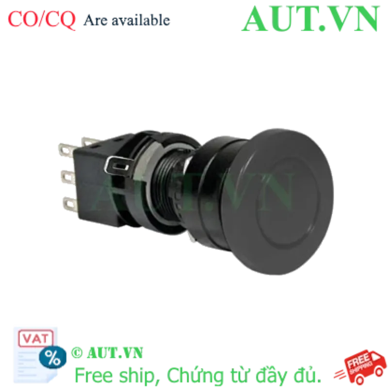 Ảnh của Nút nhấn nhả không đèn IDEC HA1B-M3C5B D16 1NO+1NC (Đen)