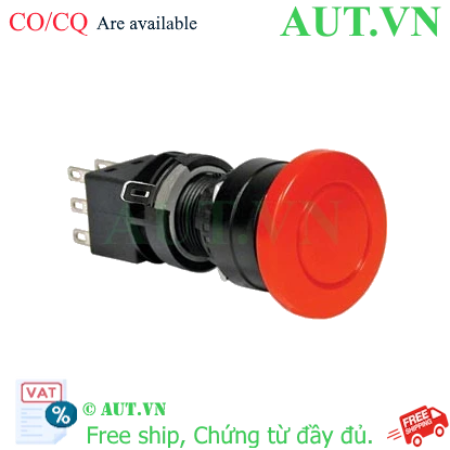 Ảnh của Nút nhấn nhả không đèn IDEC HA1B-M3C5R D16 1NO+1NC (Đỏ)
