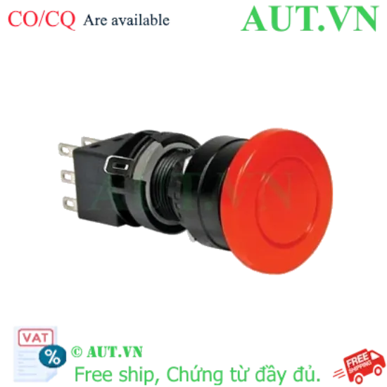Ảnh của Nút nhấn nhả không đèn IDEC HA1B-M3C5R D16 1NO+1NC (Đỏ)