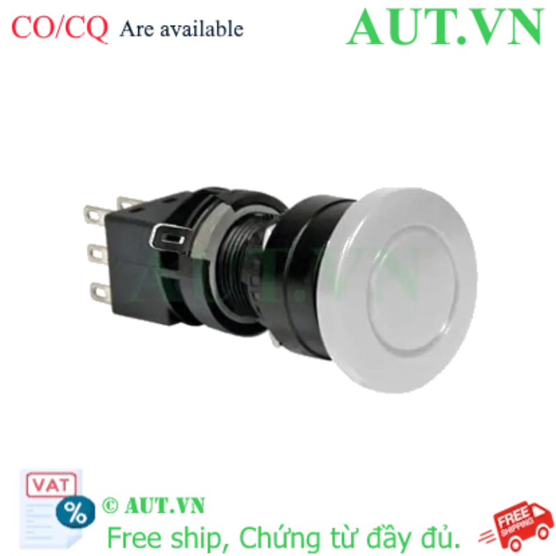 Ảnh của Nút nhấn nhả không đèn IDEC HA1B-M3C5W D16 1NO+1NC (Trắng)