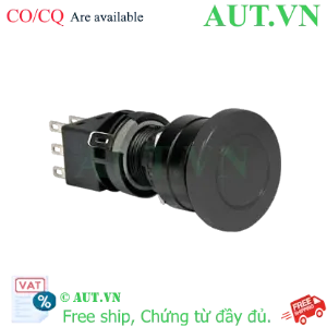 Ảnh của Nút nhấn nhả không đèn IDEC HA1B-M3C6B D16 2NO+2NC (Đen)