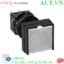 Ảnh của Nút nhấn nhả không đèn IDEC HA2B-M1C2LW D16 2NO+2NC (Trắng)
