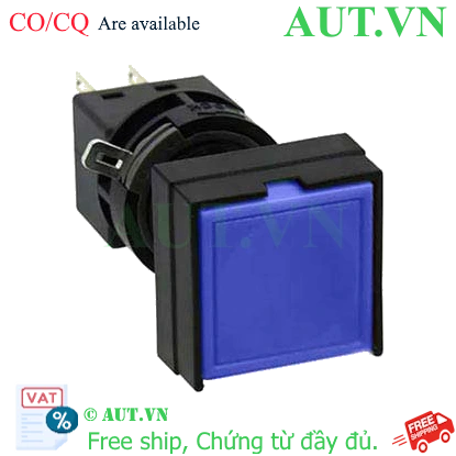 Ảnh của Nút nhấn nhả không đèn IDEC HA2B-M1C2VLS D16 2NO+2NC (Xanh)