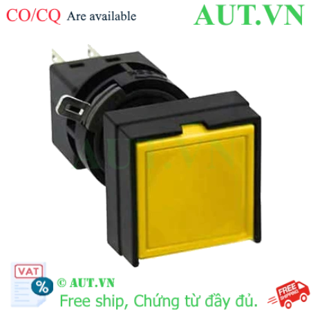 Ảnh của Nút nhấn nhả không đèn IDEC HA2B-M1C2Y D16 2NO+2NC (Vàng)