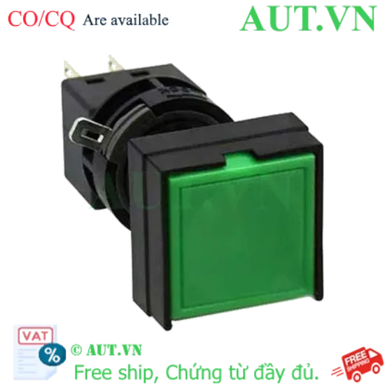 Ảnh của Nút nhấn nhả không đèn IDEC HA2B-M1C6LG D16 2NO+2NC (Xanh)