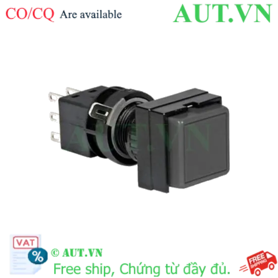 Ảnh của Nút nhấn nhả không đèn IDEC HA2B-M2C1B D16 1NO+1NC (Đen)