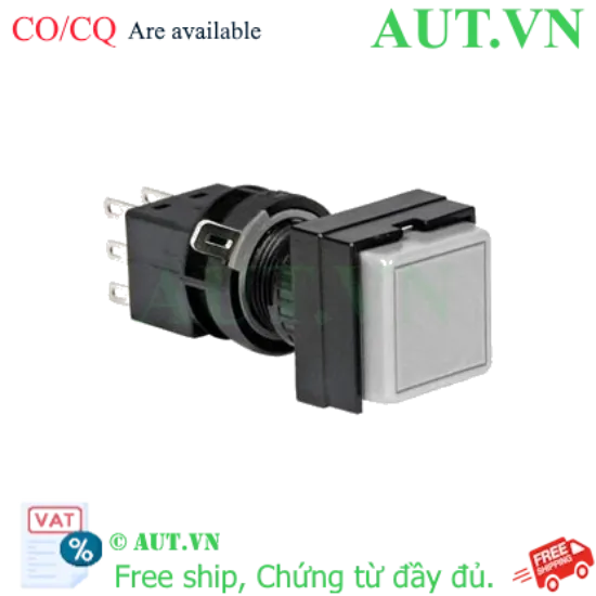 Ảnh của Nút nhấn nhả không đèn IDEC HA2B-M2C5W D16 1NO+1NC (Trắng)