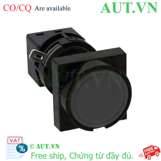 Ảnh của Nút nhấn nhả không đèn IDEC HA3B-M1C1B D16 1NO+1NC (Đen)