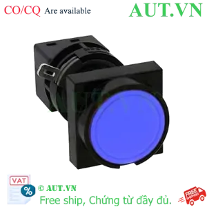 Ảnh của Nút nhấn nhả không đèn IDEC HA3B-M1C1LS D16 1NO+1NC (Xanh)