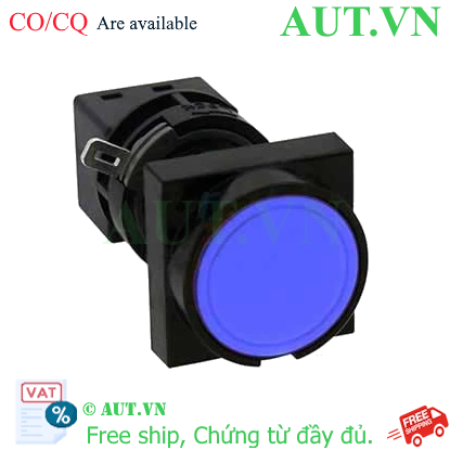 Ảnh của Nút nhấn nhả không đèn IDEC HA3B-M1C1S D16 1NO+1NC (Xanh)
