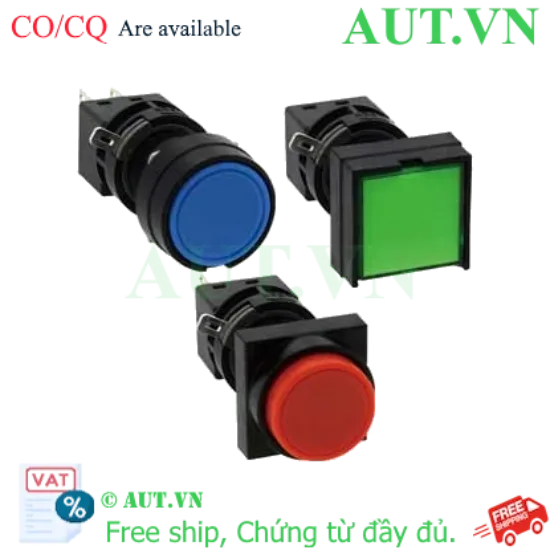 Ảnh của Nút nhấn nhả không đèn IDEC HA3B-M1C1VLA D16 1NO+1NC (Hổ phách)