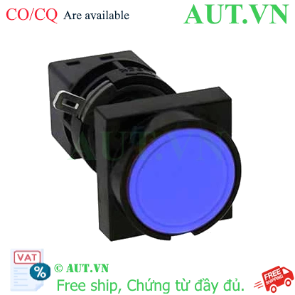 Ảnh của Nút nhấn nhả không đèn IDEC HA3B-M1C2S D16 2NO+2NC (Xanh)