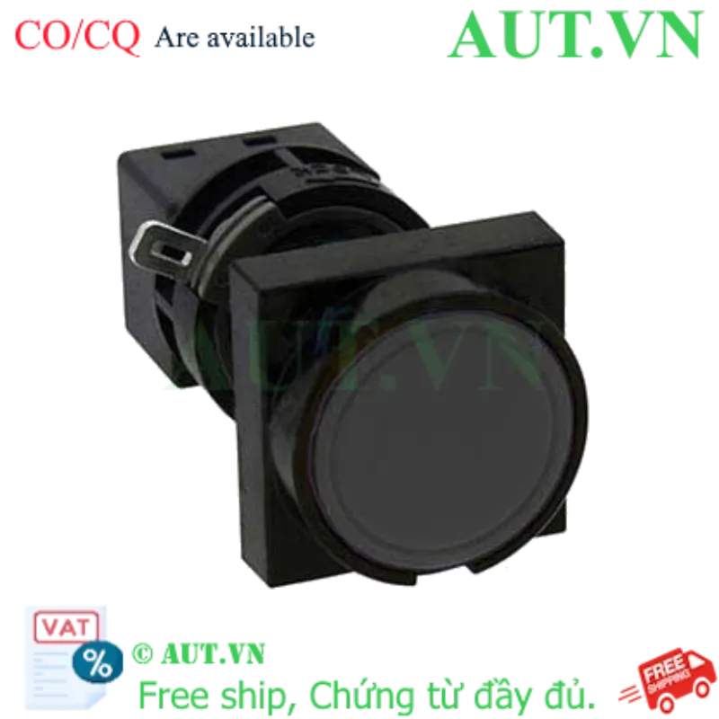 Ảnh của Nút nhấn nhả không đèn IDEC HA3B-M1C2VB D16 2NO+2NC (Đen)