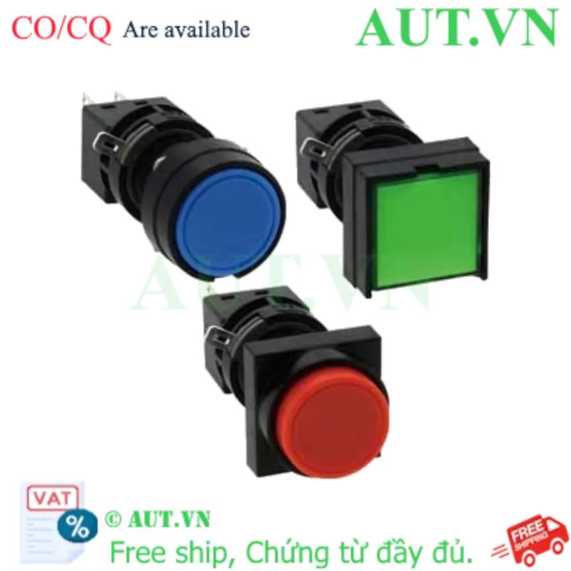 Ảnh của Nút nhấn nhả không đèn IDEC HA3B-M1C2VLA D16 2NO+2NC (Hổ phách)